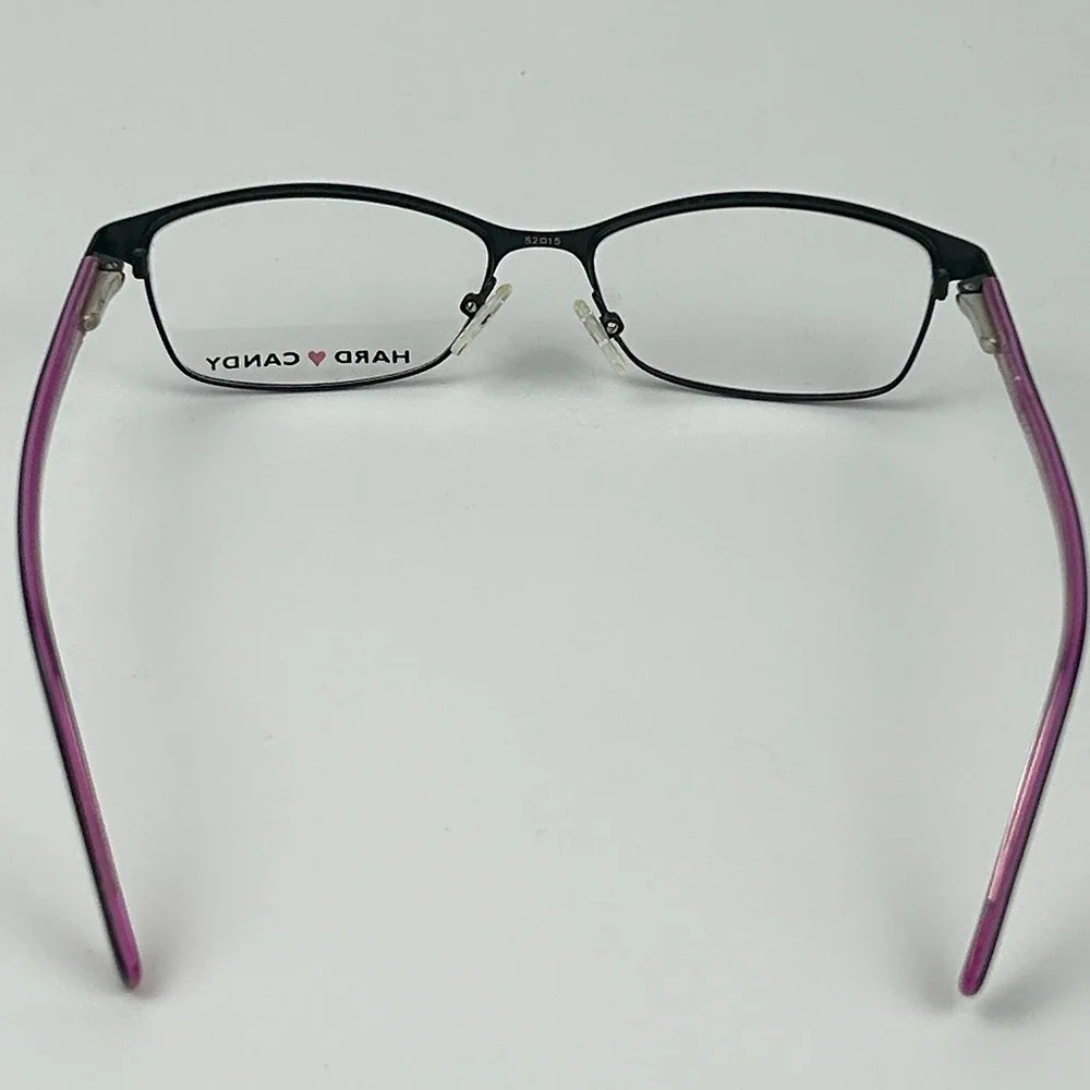 Hard Candy HC22 MBLK Women Eyeglasses Frame Black Plastic Full Rim 52-15-140 mm